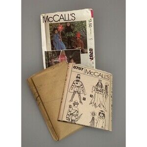 Children's McCalls's Halloween Costumes Pattern #8787 Medium 1983 Fairy Knight +